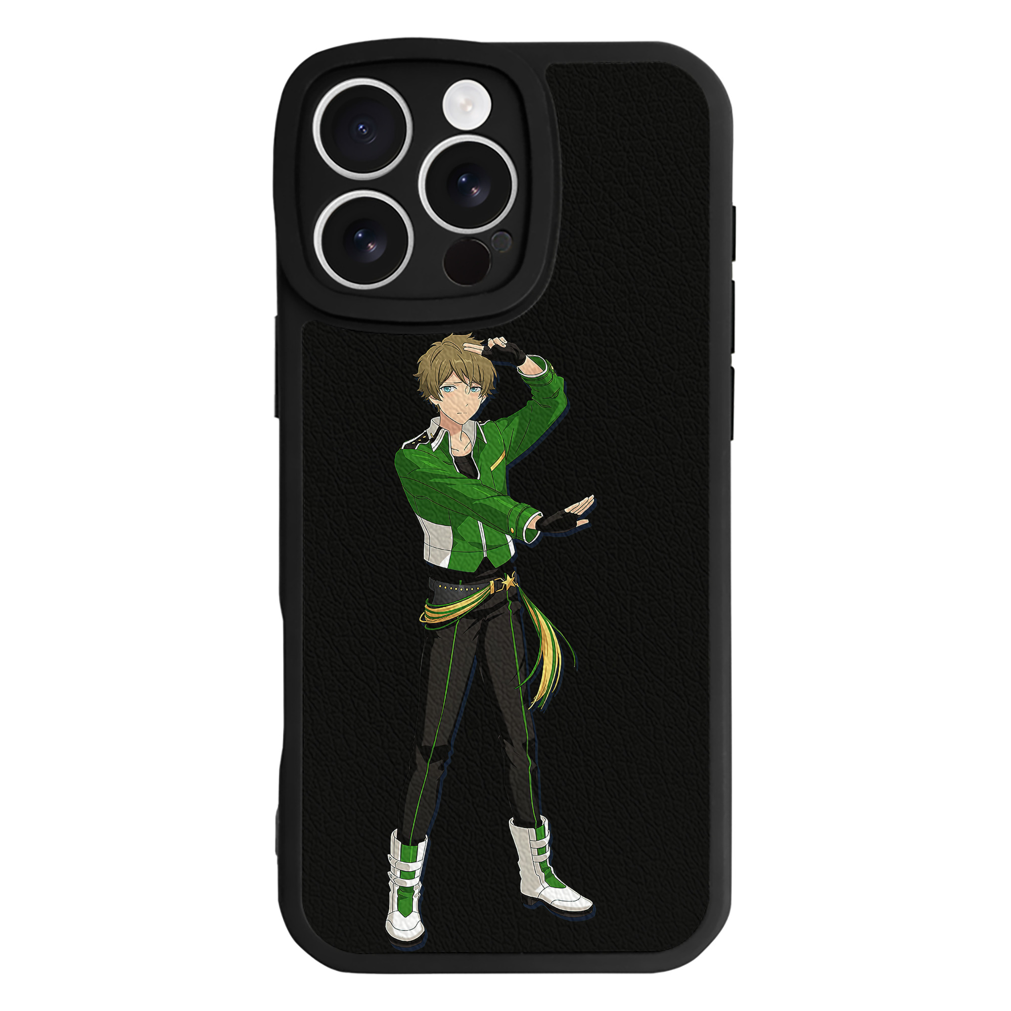 （画像用） あんさんぶるスターズ! Ensemble Stars 【iPhone 16シリーズ対応】シリコンスマホケース（レザー調） 材質：シリコン